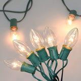 Holiday Brilliance Shatterproof C9 Bulb Lights – Dimmable Hanging Strand for Interior Holiday Ambiance and Perimeter Fencing