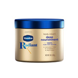 Vaseline Radiant X Deep Nourishment Body Cream – Neutral Scent-Free Body Butter That Fits a Minimalist Vanity Capsule