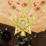LightOfTree Silver Snowflake Xmas Topper – Pet & Child Safe Holiday Lighting, Clean Air, Worry-Free Setup