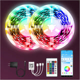 dalattin Smart LED Strip Lights for Nightly Routine, Warm Dimmable RGB Lighting with Scheduled Timer, Soothing Mood Lights for Bedroom and Yoga Space