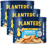 PLANTERS Lightly Salted Cashews 50% Less Sodium – Break Room Snack Bowl for Office Teams and Hybrid Workers