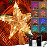 Lumichain DIY Color-Changing Snowflake Topper – Designer Holiday Statement Piece for Entryway Console Styling