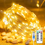 Minetom Twinkle Fairy Lights – Christmas Gift for Teens and College Students, USB Plug-in Dorm Room String Lights with Remote Control