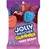 JOLLY RANCHER Very Berry Gummy Candy – Work From Home Snack and Study Session Focus Treat, 6.5 oz