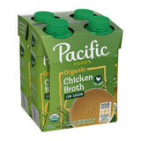 Pacific Foods Organic Free-Range Chicken Broth – One Versatile Cooking Base to Replace Many Specialty Tins, 8 oz (4 Pack)