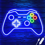 Gamer Neon Sign – Focus and Ambiance Light for Home Office and Streaming Corner, LED Wall Art with Dimmer
