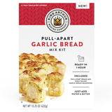 King Arthur Baking Company Pull-Apart Garlic Bread Mix Kit – Last-Minute Entertaining Side for Tight Schedules