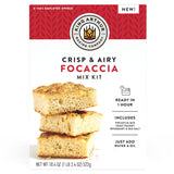 King Arthur Baking Company Focaccia Mix Kit – Elegant Birthday Gift for Women Who Love to Cook, Pantry-Ready Box