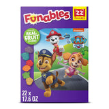 Funables Fruity Snacks PAW Patrol – Real Fruit Puree Gummies for Wholesome Treat Moments, 22 Pouch Box
