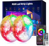 Aogistc LED Strip Lights 148ft-250ft – Cool to Touch Kids Bedroom Lights with App and Remote Control