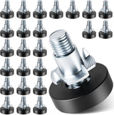 MROCO Furniture Leveling Feet with T-Nuts – Covered Porch Upgrade, Rust-Resistant Levelers for Wicker Furniture and Plant Stands