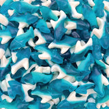 Blue Sharks Gummy Candy – Nostalgic Candy Gift for Adults Who Love Novelty Sweets, Bulk 1 Pound