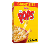 Kellogg's Corn Pops Cereal – Grab-and-Go Breakfast for Commuters and Office Workers, Giant Size