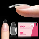 Beetles Tipex Instant Apex Tips – Elegant Vanity Upgrade, Hand-Sculpted Look in Almond, Coffin, and Stiletto