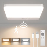 FULEN Battery Operated Ceiling Fixture – Simple Three Color Temperature Light for Intentional Small Spaces