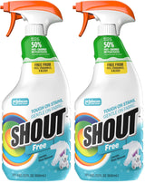 Shout Free Laundry Stain Remover – Dermatologist-Tested Non-Toxic Pre-Wash Spray for Family-Safe Fabric Care, 22oz