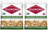 Diamond of California Chopped Walnuts - Raw Unseasoned Topping for the Minimalist Pantry, 2.25 oz Pouch