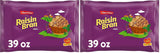 Malt-O-Meal Raisin Bran Cereal – Lunchbox and Yogurt Parfait Add-In for Growing Kids, 2 Pound Bulk Bag