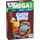Cocoa Puffs Shelf-Stable Cereal for Outdoor Adventures, No Refrigeration Needed, Mega Size, 25.8 oz