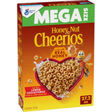 Honey Nut Cheerios, Bulk Pantry Cereal for Meal Prep and Snack Recipes, Honey Almond Gluten Free 27.2 oz