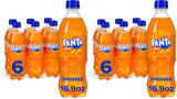 Fanta Orange Soda – Backyard Party Soft Drink, 6 Pack of 16.9 fl oz Single-Serve Bottles