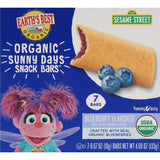 Earth's Best Organic Kids Snack Bars – Non-GMO Blueberry Toddler Bars for Clean-Eating Pantry, 7 Individually Portioned