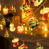 LOLStar Christmas Fairy Lights for Kids – Flameless Holiday String Lights with Christmas Icons for Toddler Bedroom and Nursery Decor