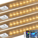 LuminGlow Wireless RGB Strip Lights – Birthday Gift for Women Who Love Cozy Home Decor and Mood Lighting