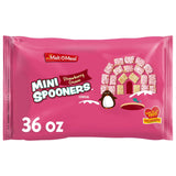 Malt-O-Meal Strawberry Cream Mini Spooners Shredded Wheat Cereal, Guilt-Free Frosted Strawberry Snack Cereal for Wellness-Focused Households, 36 OZ Resealable