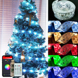 Luminosia Smart Ribbon – Intentional Holiday Design, Neutral Metallic Accent Light
