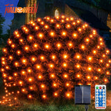 WBao Solar Christmas Net – Neutral Warm White Holiday Lighting for Modern Minimalist Homes