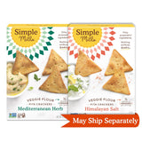 Simple Mills Veggie Pita Crackers Variety 2-Pack – Elegant Entertaining Gift Box for Charcuterie and Dip Spreads
