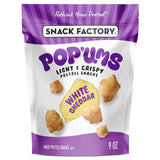 Snack Factory Pop'ums White Cheddar Pretzels – Travel-Friendly Snack for Road Trip Coolers