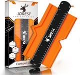 JOREST Connectable Contour Gauge (10+5 Inch) – Streamlined Profile Duplicator with a Single Lock and a Single Tightness Screw