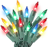 Brightown IP44 Waterproof Christmas Lights Multicolor – Safe Outdoor and Indoor Lighting with No Fire Risk