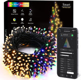 ODEETRONIC Smart Night Light String 98 ft 300 LED Color Changing – Pet and Child Friendly Bedroom Lighting with Voice and App Control