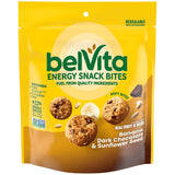 belVita Energy Snack Bites Banana Chocolate – Breastfeeding Mom Snack with Sunflower Seed and Whole Grain, 5 oz