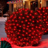 LumEver Connectable LED Net Lights for Outdoor Bushes Shrubs and Deck Rails Weatherproof