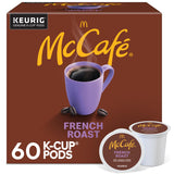 McCafe French Roast K-Cup Pods for Streamlined Coffee Station, Single-Serve Dark Roast Coffee for Effortless Brewing