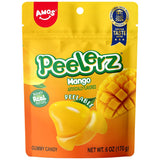 AMOS Peelerz Gummy Candy – Halloween Trick-or-Treat Bowl Refill and Party Snack, 10 Individually Wrapped Pieces per Box