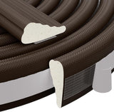 Furinno Wedge Foam Seal – Truck Cab Draft Blocker for Long Hauls, Black Adhesive Weatherstrip