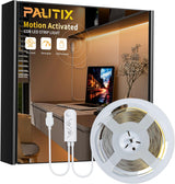 PAUTIX COB LED Strip with Motion Sensor – Cozy Bedroom Headboard and Bed Frame Foot Light, 2700K USB Motion Activated Strip