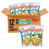 Sensible Portions Veggie Straws 12-Pack for Road Trip Snacking and Outdoor Gatherings, Lightweight Pouches