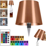 Rechargeable Wine Bottle Light for Camping and Outdoor Events, 3 Color Settings