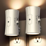 Simple Night Light for Intentional Homes 2 Pack – Matte Finish LED Plug in Nightlight with Auto Sensor and No Extra Switches