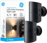 GE Vintage LED Night Light – Playroom and Kids Room Night Light 4 Pack, Sturdy Metal Cage, Curious Toddler Friendly