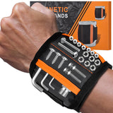 Tmacker Magnetic Wristband – Safe Hands-Free Tool Organizer for Roofers Construction Workers and Overhead Repairs