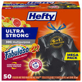 Hefty Ultra Strong 30 Gallon Drawstring Garbage Bags – Faboloso Scented Bags for a Cleaner, More Relaxing Home