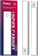 Lumicharge GlowLume – 8 Inch Under Counter Light in Clean White, Neutral Tone LED for Intentional Homes