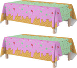 OHOME Halloween Decorations - Festive Halloween Table Cover for Apartment Dining Area and Entryway Candy Buffet Display, 2 Pack